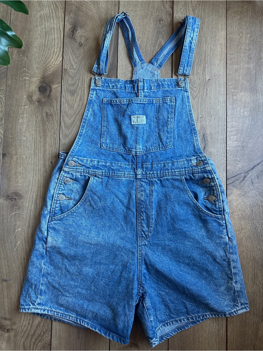 Levi’s Denim Short Overalls